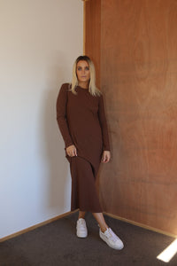 Lauren Dress - Chocolate ***Preorder 4-8wk***