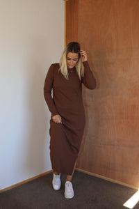 Lauren Dress - Chocolate ***Preorder 4-8wk***