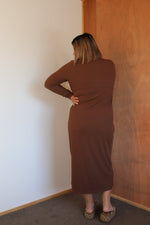 Load image into Gallery viewer, Lauren Dress - Chocolate ***Preorder 4-8wk***

