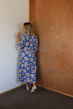 Load image into Gallery viewer, Gracie Dress - Blue Floral
