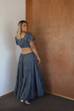 Load image into Gallery viewer, Biddy Dress - Washed Denim
