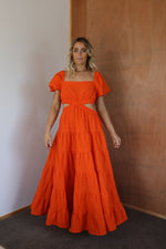 Load image into Gallery viewer, Biddy Dress - Tangerine
