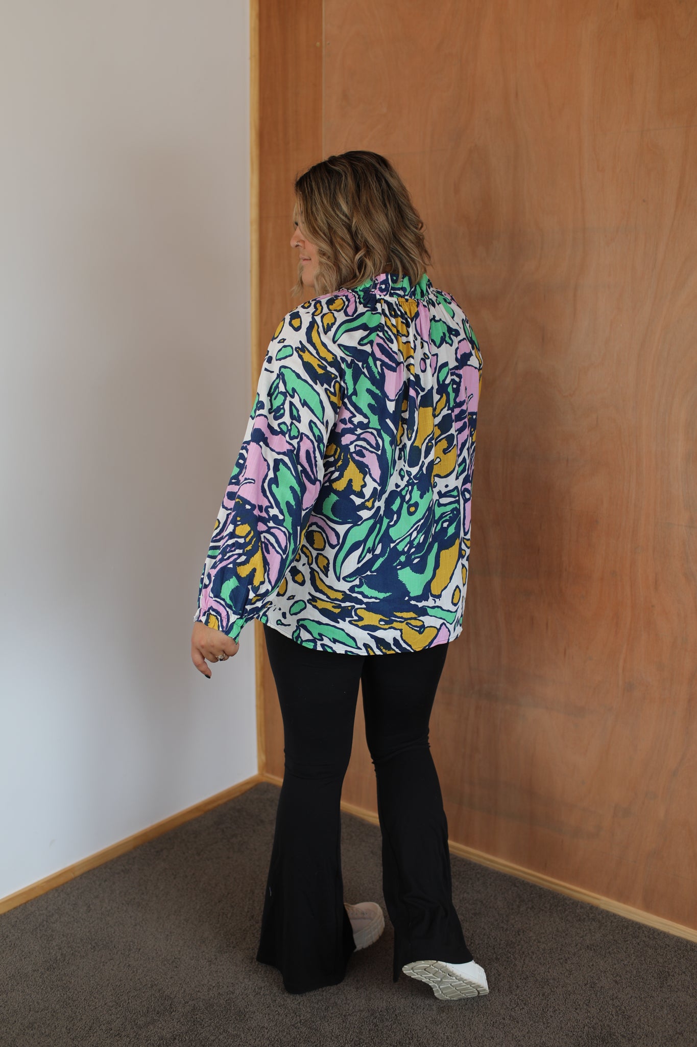 Finn Blouse - Graphic Abstract