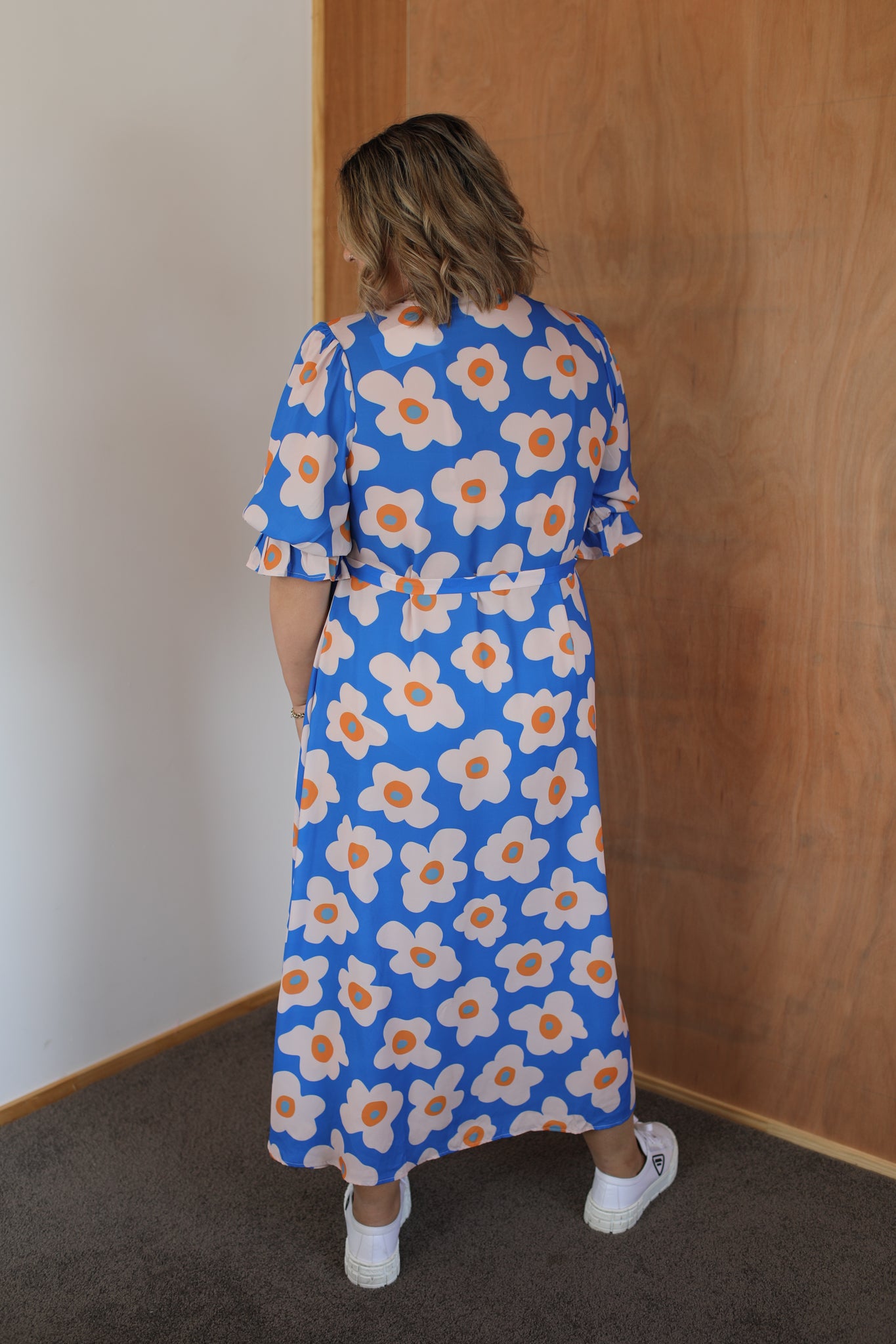 Gracie Dress - Blue Floral