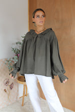 Load image into Gallery viewer, Finlay Blouse - Khaki
