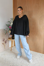 Load image into Gallery viewer, Finlay Blouse - Black
