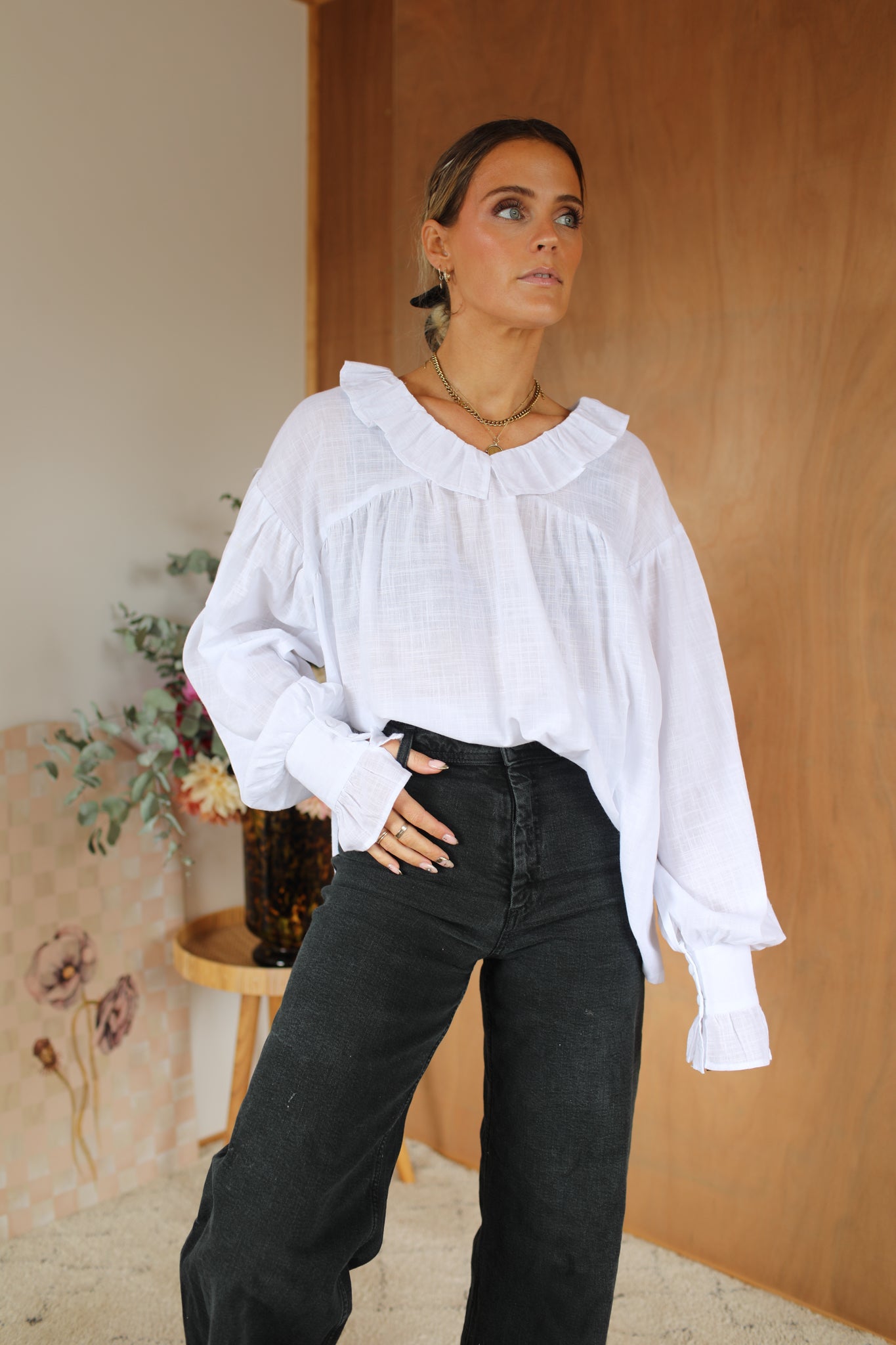 Finlay Blouse - White