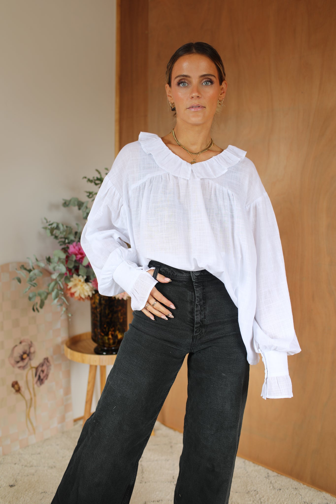 Finlay Blouse - White