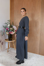 Load image into Gallery viewer, Zoe Dress - Charcoal
