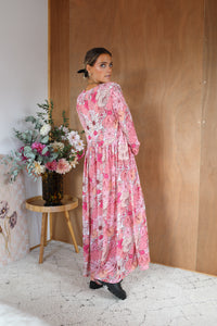 Zoe Dress - Pink Floral