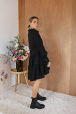 Load image into Gallery viewer, Lacey Dress - Black
