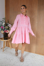 Load image into Gallery viewer, Lacey Dress - Ditsy Blobby
