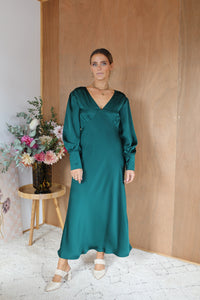 Camilla Dress - Emerald