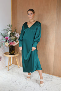 Camilla Dress - Emerald