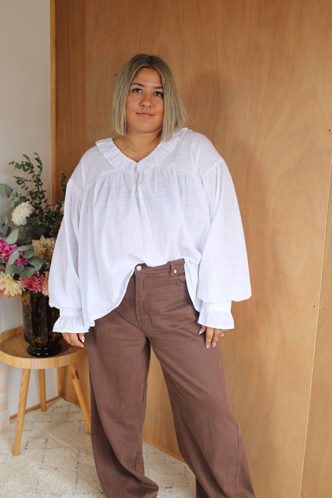 Finlay Blouse - White