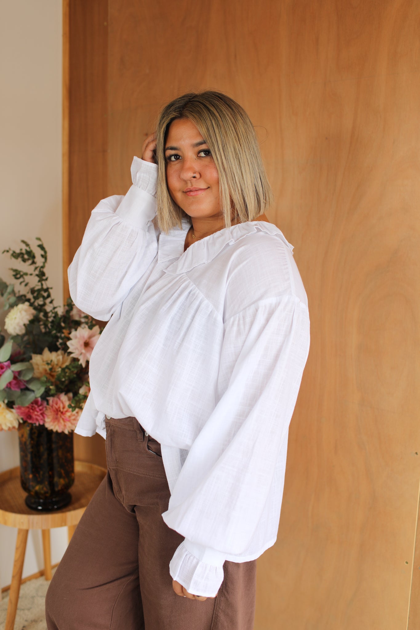 Finlay Blouse - White