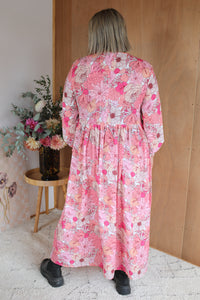 Zoe Dress - Pink Floral