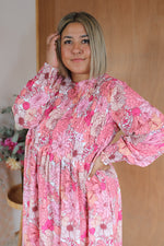 Load image into Gallery viewer, Zoe Dress - Pink Floral
