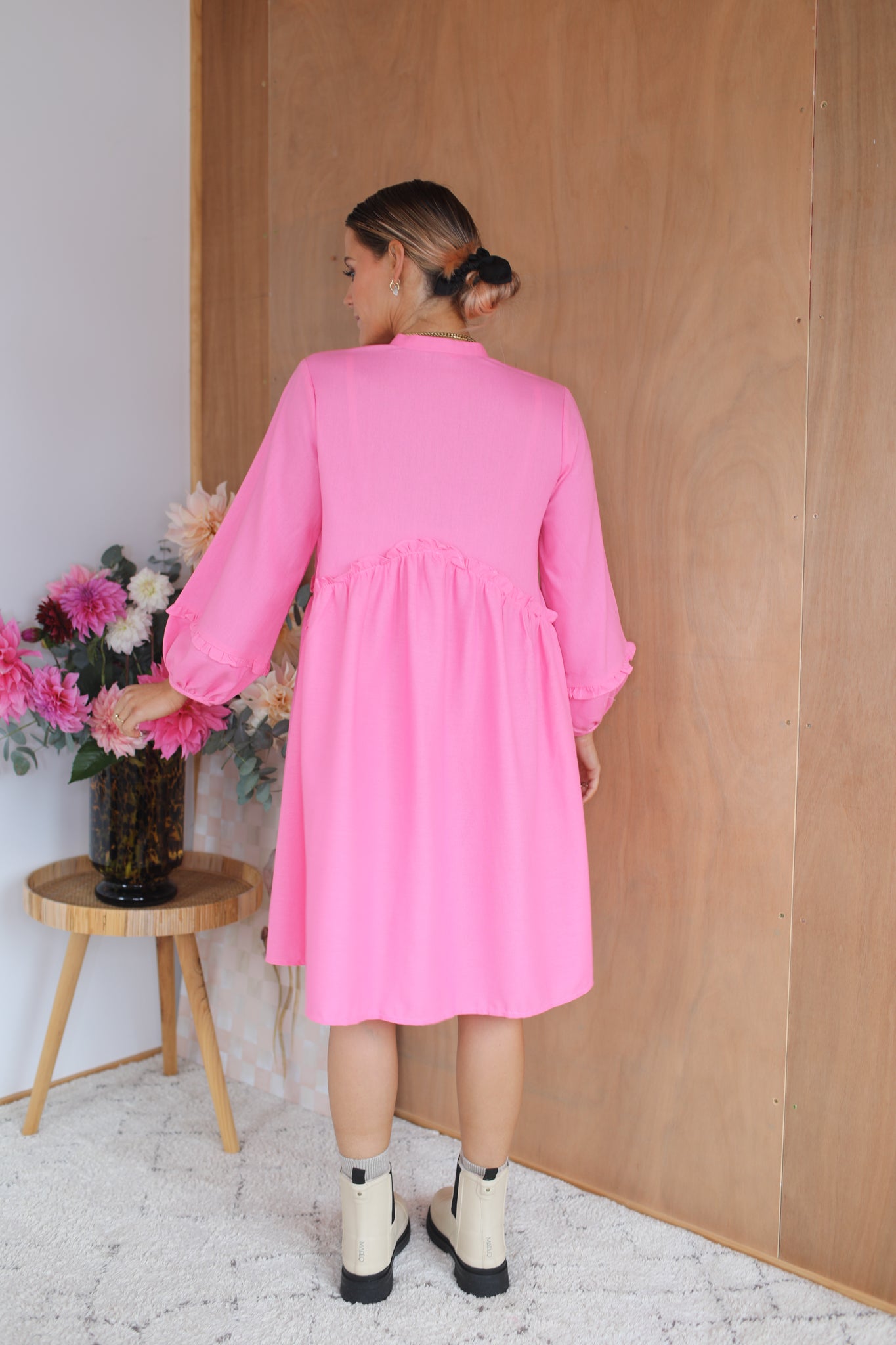 Tia Dress - Bubblegum