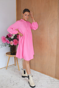 Tia Dress - Bubblegum