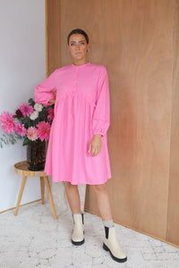 Tia Dress - Bubblegum