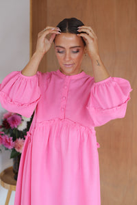 Tia Dress - Bubblegum