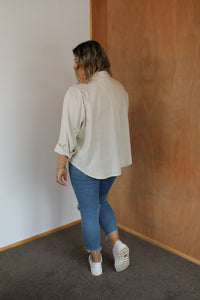 Linen Shirt - Caramilk Marle