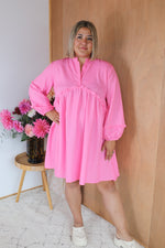 Load image into Gallery viewer, Tia Dress - Bubblegum
