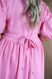 Abigail Dress - Bubblegum