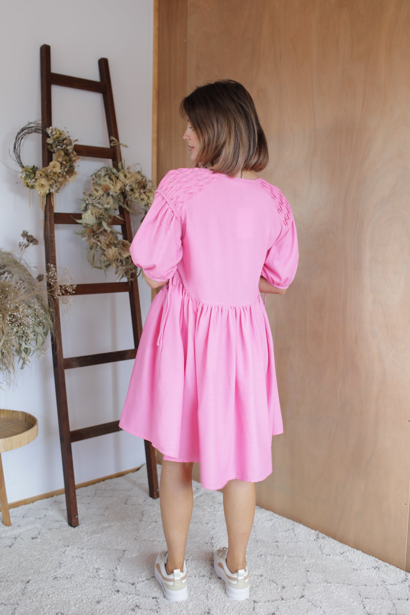 Abigail Dress - Bubblegum