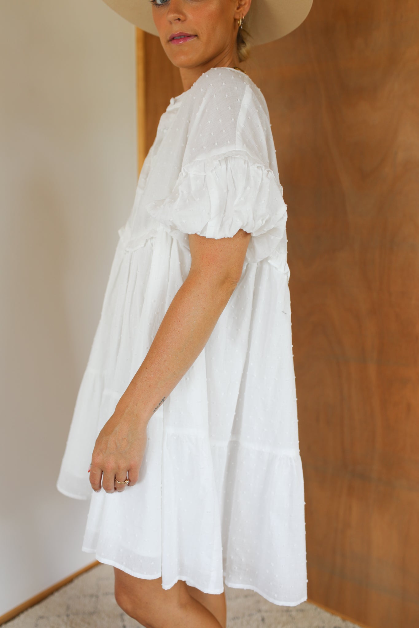 Luna Dress - White