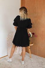 Load image into Gallery viewer, Peachy Dress - Black Stripe
