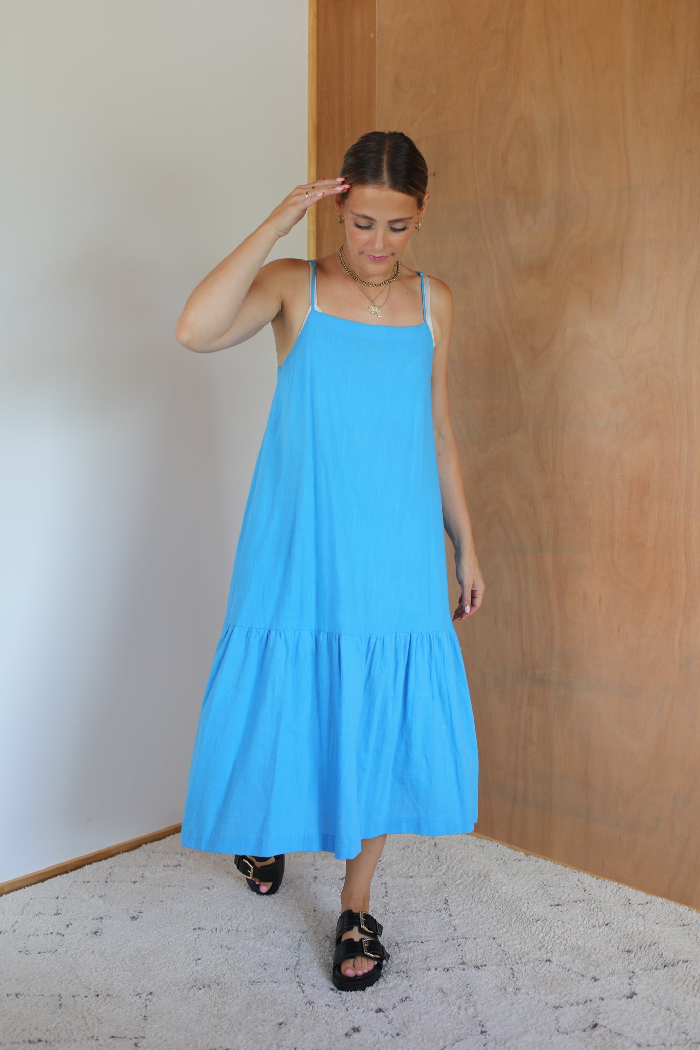 Parker Dress - Lapis Blue