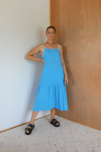 Parker Dress - Lapis Blue