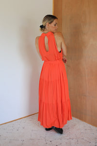Isabella Dress - Tangerine
