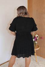 Load image into Gallery viewer, Peachy Dress - Black Stripe
