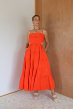 Load image into Gallery viewer, Chloe Dress - Tangerine
