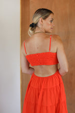 Load image into Gallery viewer, Chloe Dress - Tangerine
