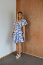 Load image into Gallery viewer, Georgina Dress - Blue Floral
