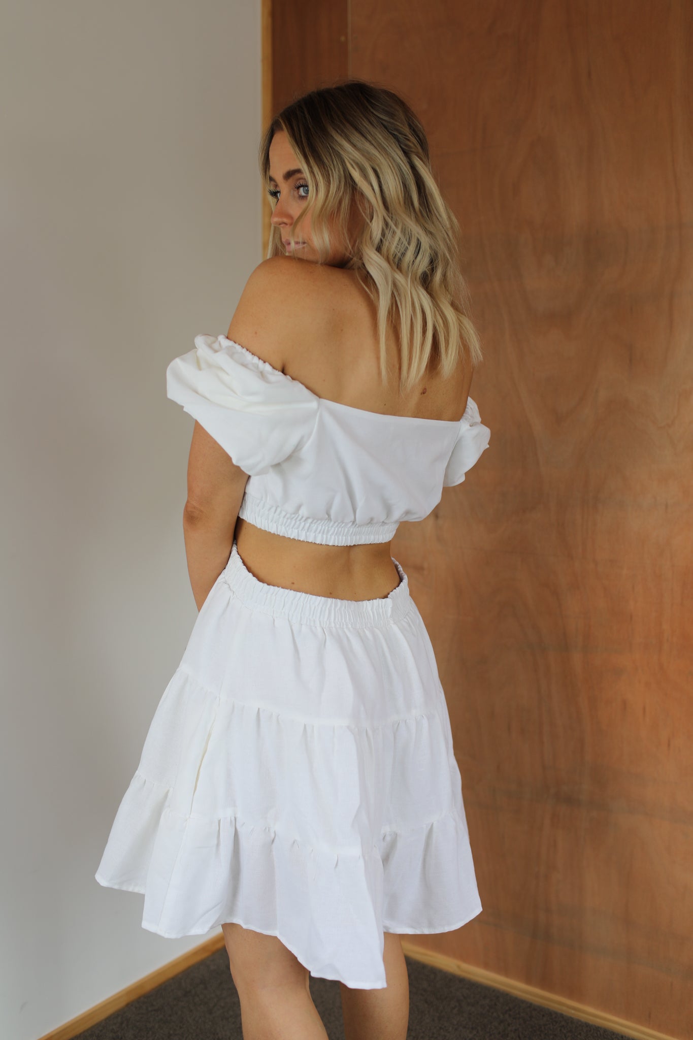 Georgina Dress - White