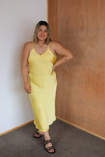 Load image into Gallery viewer, Bias Slip Dress - Sunshine
