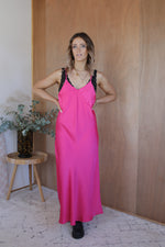 Load image into Gallery viewer, Bias Slip Dress - Pink
