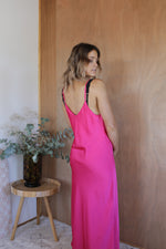 Load image into Gallery viewer, Bias Slip Dress - Pink
