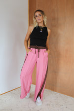 Load image into Gallery viewer, Henrietta Pants - Pink/Chocolate
