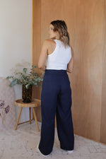 Load image into Gallery viewer, Olivia Pants - Navy
