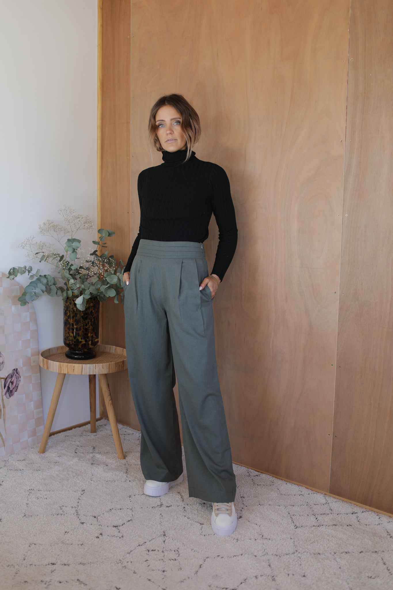 Olivia Pants - Khaki