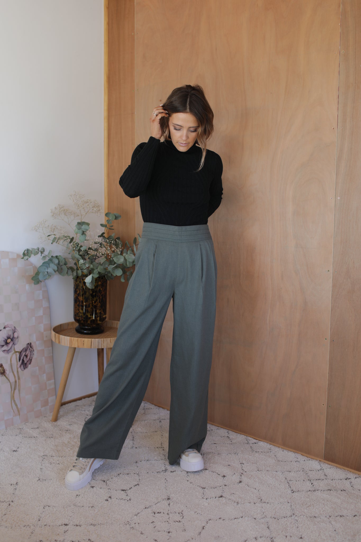 Olivia Pants - Khaki