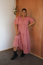 Load image into Gallery viewer, Marriot Dress - Pink Plaid
