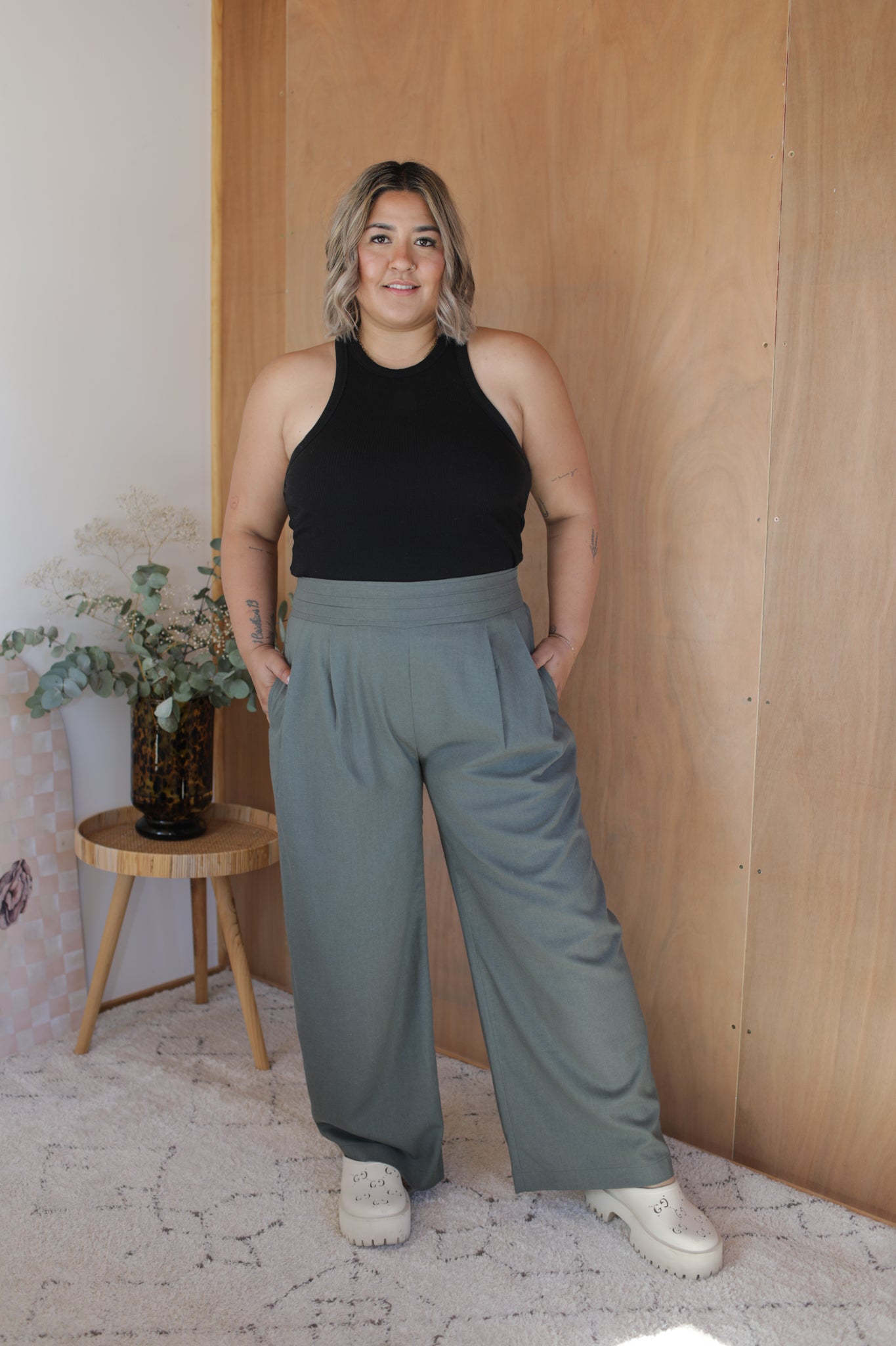 Olivia Pants - Khaki