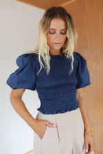 Load image into Gallery viewer, Zoe Top - Navy
